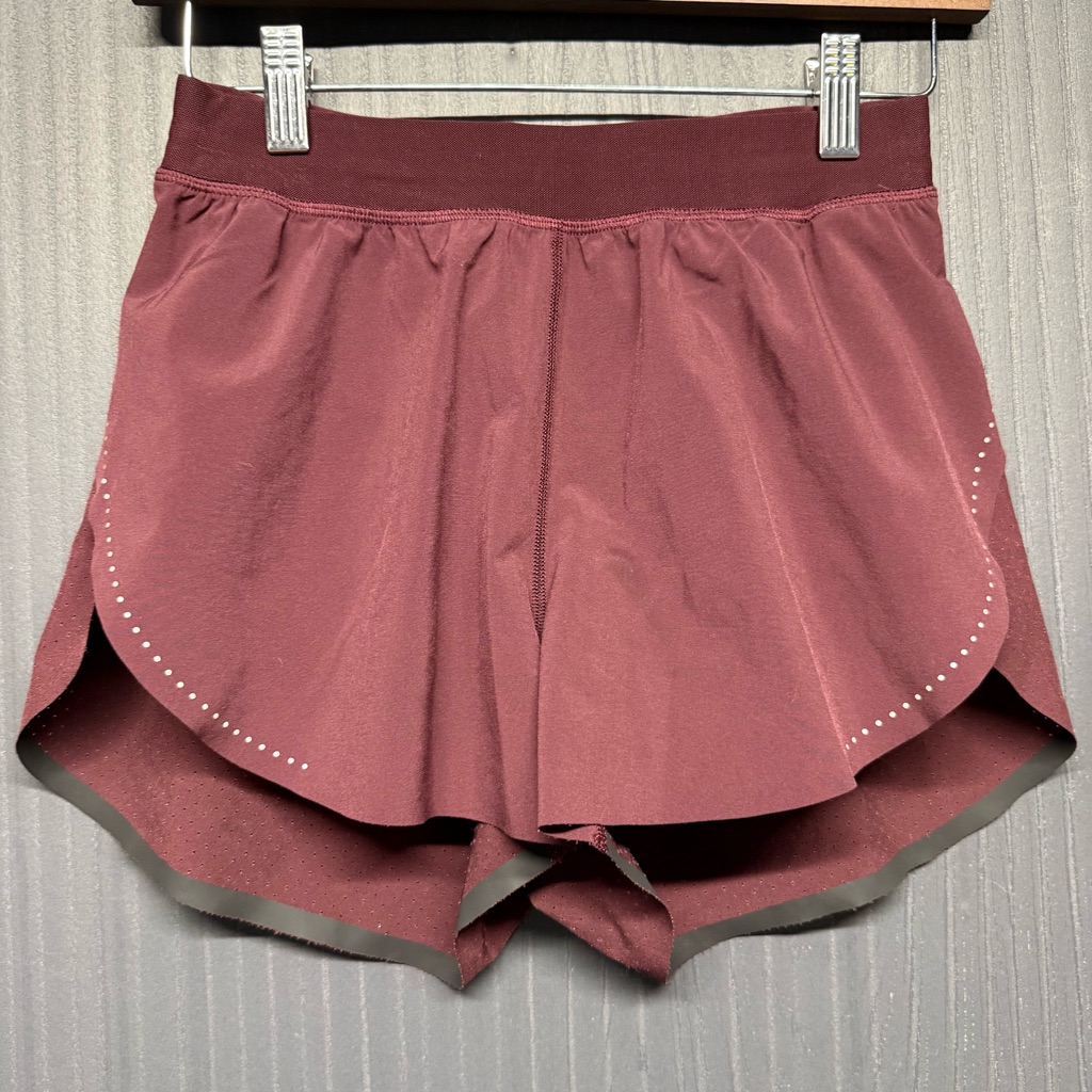 Lululemon Fast And Free High-Rise Classic-Fit Split Short 3" Cherry Tint Size 2